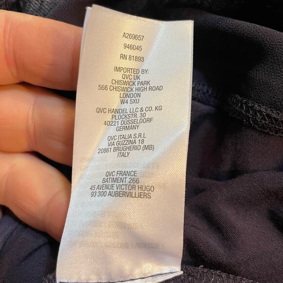 Logo by Lori Goldstein Top Cardigan Set Size XS Purple QVC Chiffon Hem - Picture 4 of 13